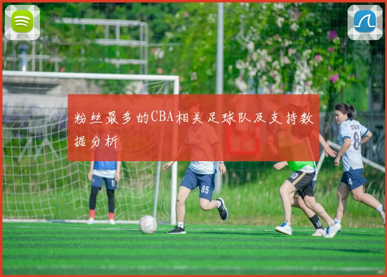 粉丝最多的CBA相关足球队及支持数据分析